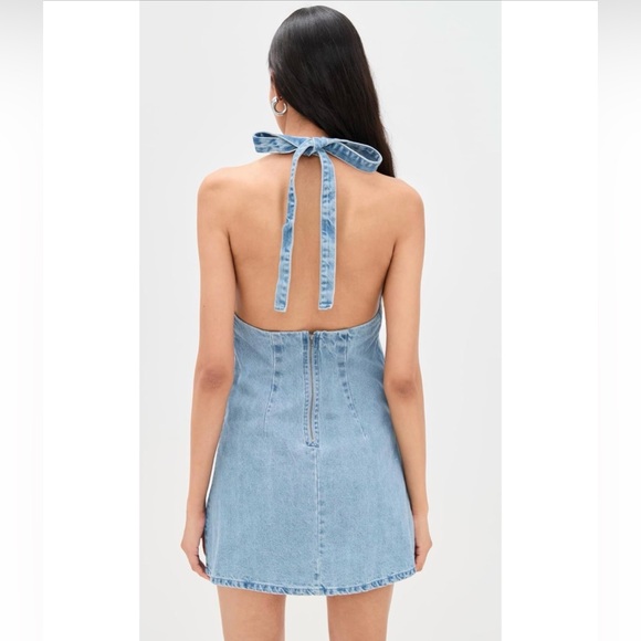 Free People Trevi Denim Mini Dress - Picture 3 of 6